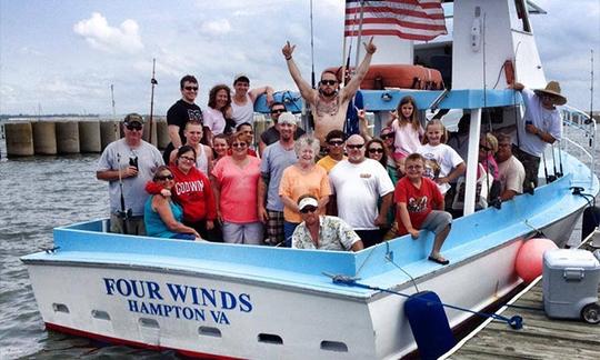 44ft ''Four Winds'' Fishing Yacht in Hampton, Virginia