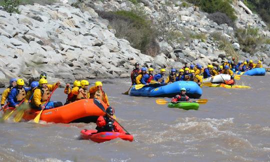 Extreme Kayak Rafting Lessons with Professional Instructor in San José De Maipo, Chile