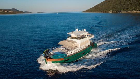 Premium 20-Meter Trawler Yacht - Explore the Turquoise Coast in Style!