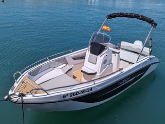 Rent boat B580 'Nica' (6p) without licence in Palma, Spain