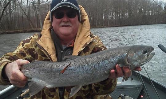 Drift Boat Fishing Guide Trips on the Salmon River