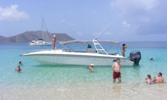 34' Center Console - charters St Maarten-Anguilla-St.Bart's- Great Crew