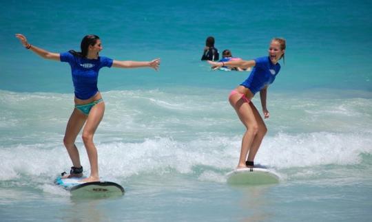 Aulas de surf em Punta Cana