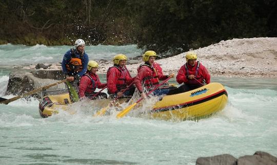 Rafting em Čezsoča, Eslovênia