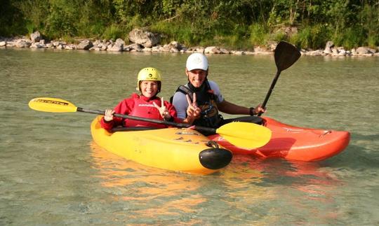 Kayak à Čezsoča, Slovénie