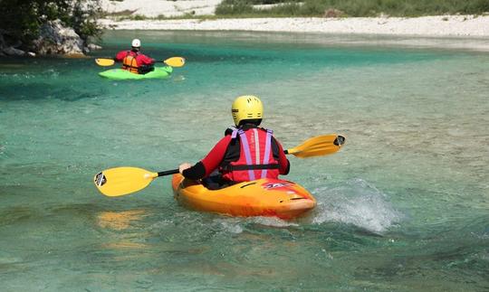 Kayak à Čezsoča, Slovénie