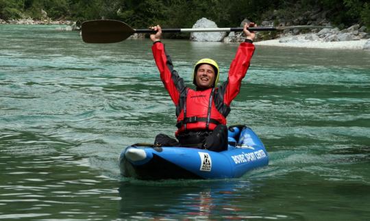 Caiaque em Soča