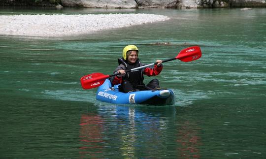 Caiaque em Soča