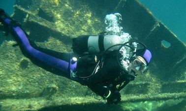 Diving in Korčula, Croatia