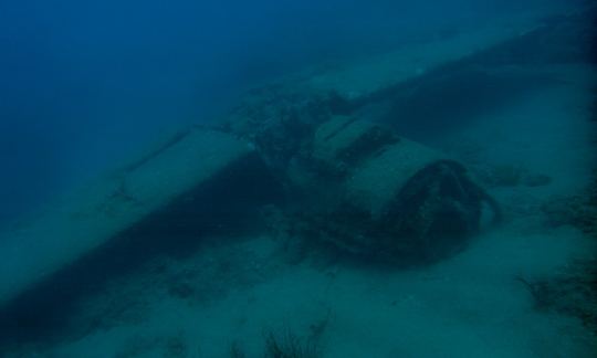 Messerschmitt wreck dive.
Advanced divers only!