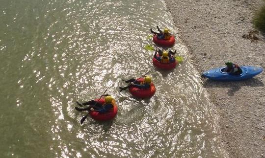 Tubulação fluvial em Kobarid