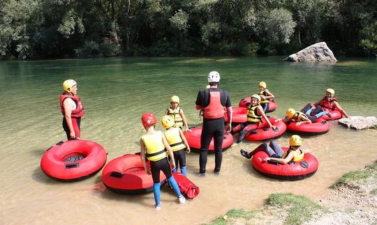 Tubulação fluvial em Kobarid