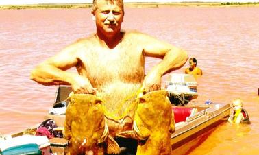 Catfish Noodling Trips in Waurika, Oklahoma