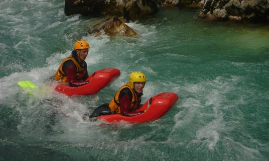 Excursión en hidrovelocidad en Kobarid