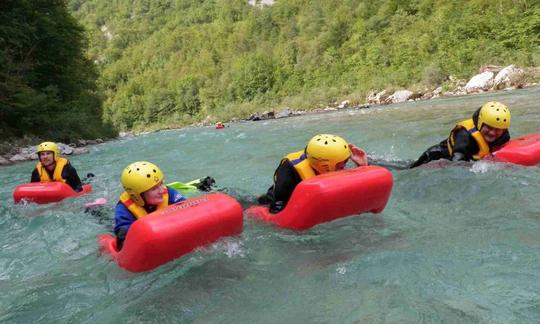 Excursión en hidrovelocidad en Kobarid