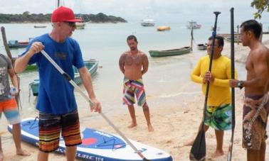 Aulas de SUP na Praia da Pipa