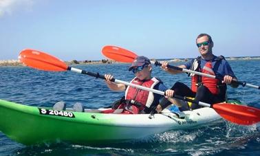 Tandem Kayak Rental in Gzira and Salina Bay, Malta