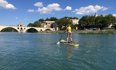 Stand up paddling em Avignon