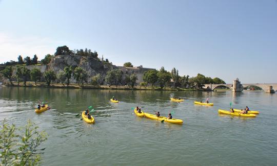 Passeio de canoa em Avignon