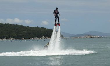 Flyboarding in Florianópolis