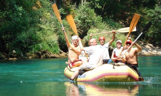 Excursion en rafting sur la rivière Ibar