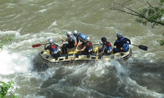 Excursion en rafting sur la rivière Ibar