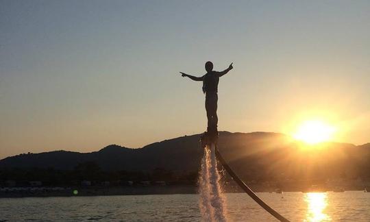 Flyboarding in Badolato, Italy