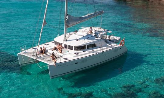 Aluguel de catamarã de cruzeiro Lagoon 440 em Eivissa, Illes Balears