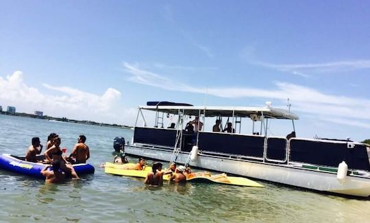 Host a Party on a 40-ft Pontoon for Up to 38 Guests in Miami!