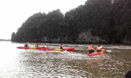 Excursions incroyables en kayak double à Tambon Pak Nam, Thaïlande