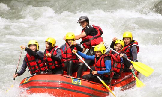 Clase de rafting en Bourg-Saint-Maurice