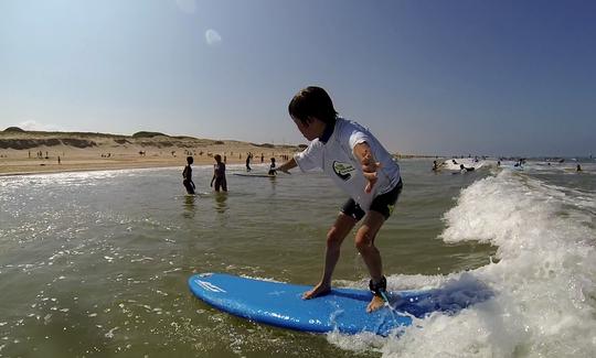 Aulas de surf em Seignosse, França