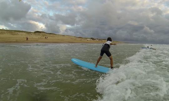 Aulas de surf em Seignosse, França