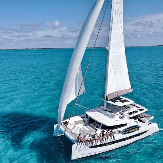 55' Luxury All Inclusive Private Sailing Catamaran With Captain & Chef 5 cabin