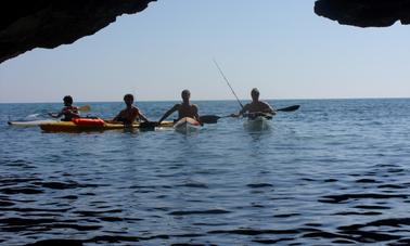 Tour de pesca en kayak en Avola - Sicilia (cerca de Siracusa)