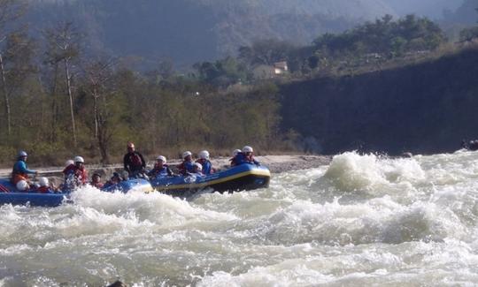 Excursion en rafting au Népal