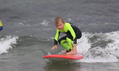 Location et cours de planche de surf à Foz, Espagne