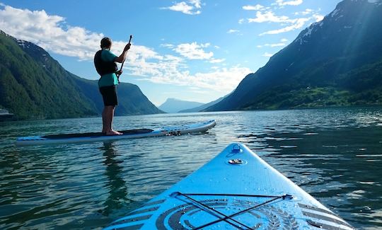 Paddleboarding in Fylkesveg