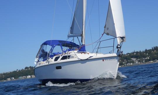 Aventure à la voile à Puget Sound sur un voilier Hunter de 32 pieds