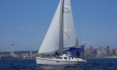 Puget Sound Sailing Adventure on 32' Hunter Sailboat