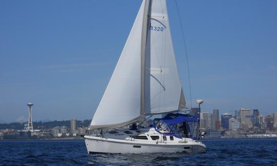 Aventure à la voile à Puget Sound sur un voilier Hunter de 32 pieds