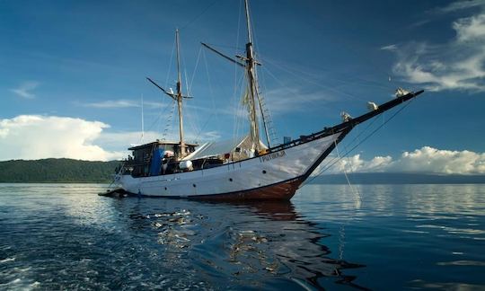 Vive a bordo de un velero de buceo en Indonesia