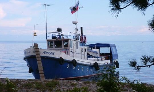 79' Alquiler de arrastreros «Mirazh» en el lago Baikal, Rusia