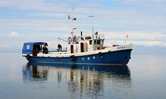 79' Alquiler de arrastreros «Mirazh» en el lago Baikal, Rusia