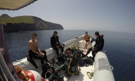 Passeios de mergulho RIB em Lipari