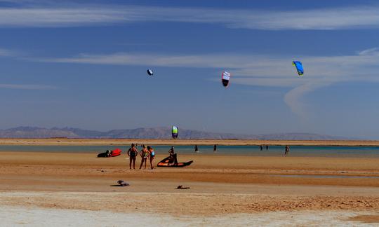 Kite lagoon in Dahab