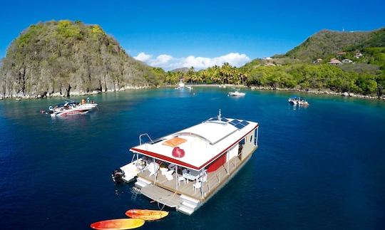 Houseboat Sleep-Aboard em Guadalupe, Índias Ocidentais Francesas do Caribe