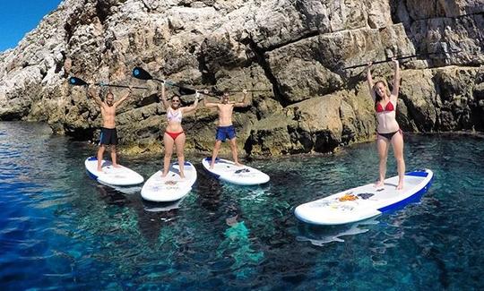 Excursion en stand up paddle à Ciutadella de Menorca, Espagne