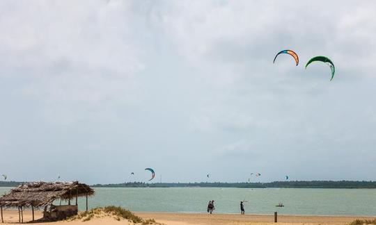 Excelentes clases de kitesurf y alquiler en Kalpitiya, Sri Lanka