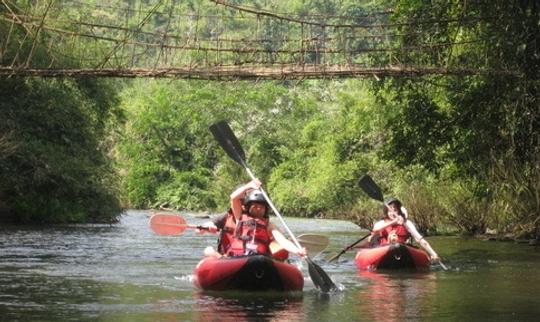 Profitez d'excursions en kayak sur la rivière Nam Tha, à Luang, au Laos